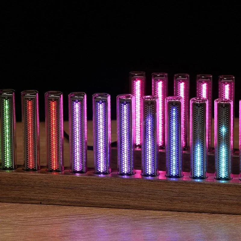 Electronic Music Rhythm Spectrum Lamp LED Pickup Spectrum Lamp Glow Tube  Desktop Decoration Gift